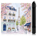 Dunzy Mahjong Mat with Bag 33" x 33" - Colorful Parisian Chic (Variation: Colorful Parisian Chic)