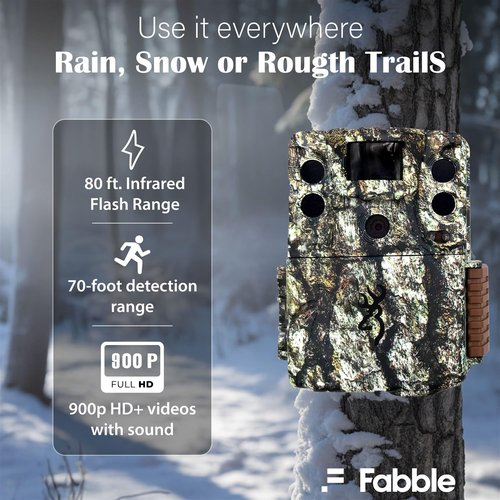 Browning Command Ops Elite 20 Trail Camera Bundle with SD Card, Batteries, and Cleaning Cloth – Complete Wildlife and Outdoor Scouting Kit for Hunting, Monitoring, and Security