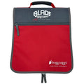 FROGG TOGGS Bladed Bait Bag, Fishing Tackle Bag, Tackle Organizer, Lure Tackle Box, Bait Binder, Red/Gray, OS