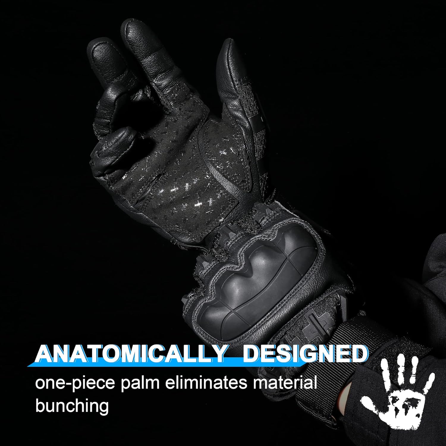 WTACTFUL Tactical Gloves - Rubber Guard Touchscreen Design for Men | Ideal for Airsoft, Motorcycle & Hunting