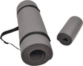 Fitvids Extra Thick 1/2-Inch High Density Yoga Mat & Knee Pad - Anti-Tear with Carrying Strap, Multiple Colors