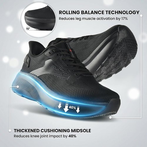 JACKSHIBO Men's Slip-On Sneakers - Lightweight, Breathable Design with Arch Support | Wide Toe Box for Comfort