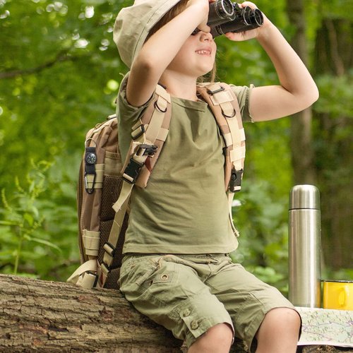 TOODOO 28 Pcs Belt Clip Compass for Kids, Black Prize Belt Compass Keychain for Camo Birthday Party Supplies Outdoors Adventure Party Favors