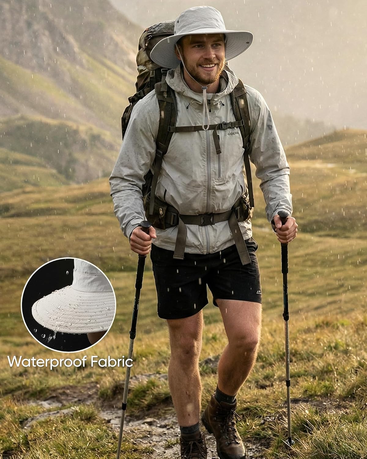 Skiennix Sun Hat - Wide Brim Fishing Hat for Ultimate Sun Protection | Perfect for Summer Outdoor Activities