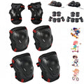 Kids Knee and Elbow Pads Set - Adjustable Protective Gear with Wrist Guard for Skating, Scooter, Bike, Skateboard – Toddler Youth Safety Pads