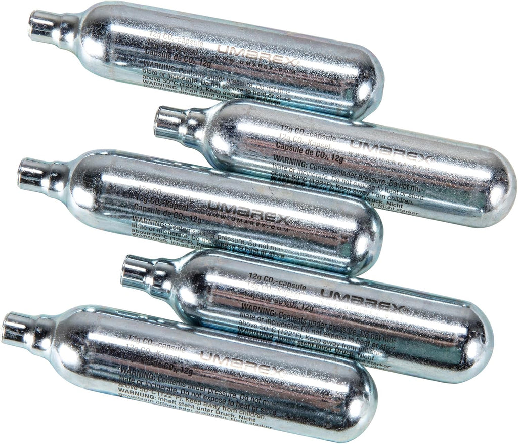 Umarex CO2 Cartridges - High-Grade for Pellet Guns | Reliable Performance & Consistent Power
