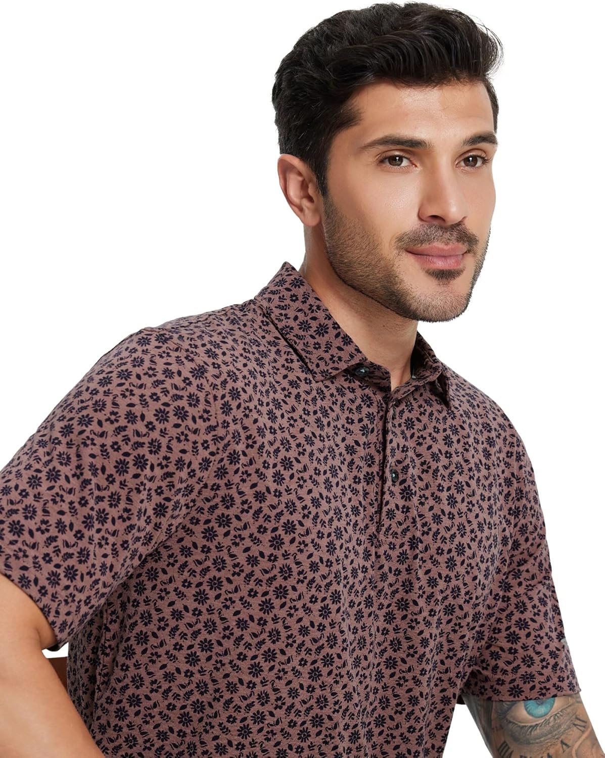Skiennix Men's Golf Polo Shirt - Short Sleeve Moisture-Wicking Performance | Casual Athletic Fit