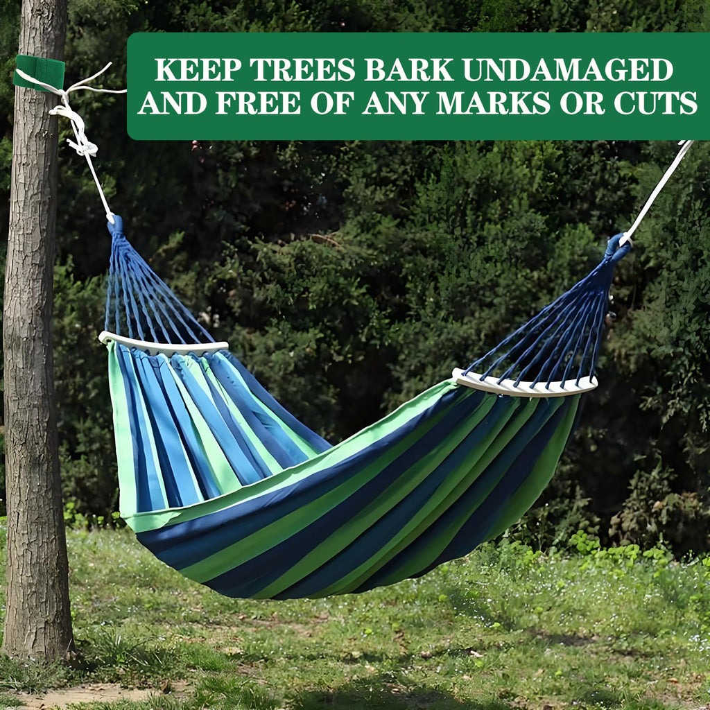 Tree Protectors for Slacklines 79" x 4" Tree Guards - 2 Piece Non-Slip Felt Wraps with Anti-Slip Guide Straps - Perfect Outdoor Tree Wear for Ziplines Hammocks Slackline Rope