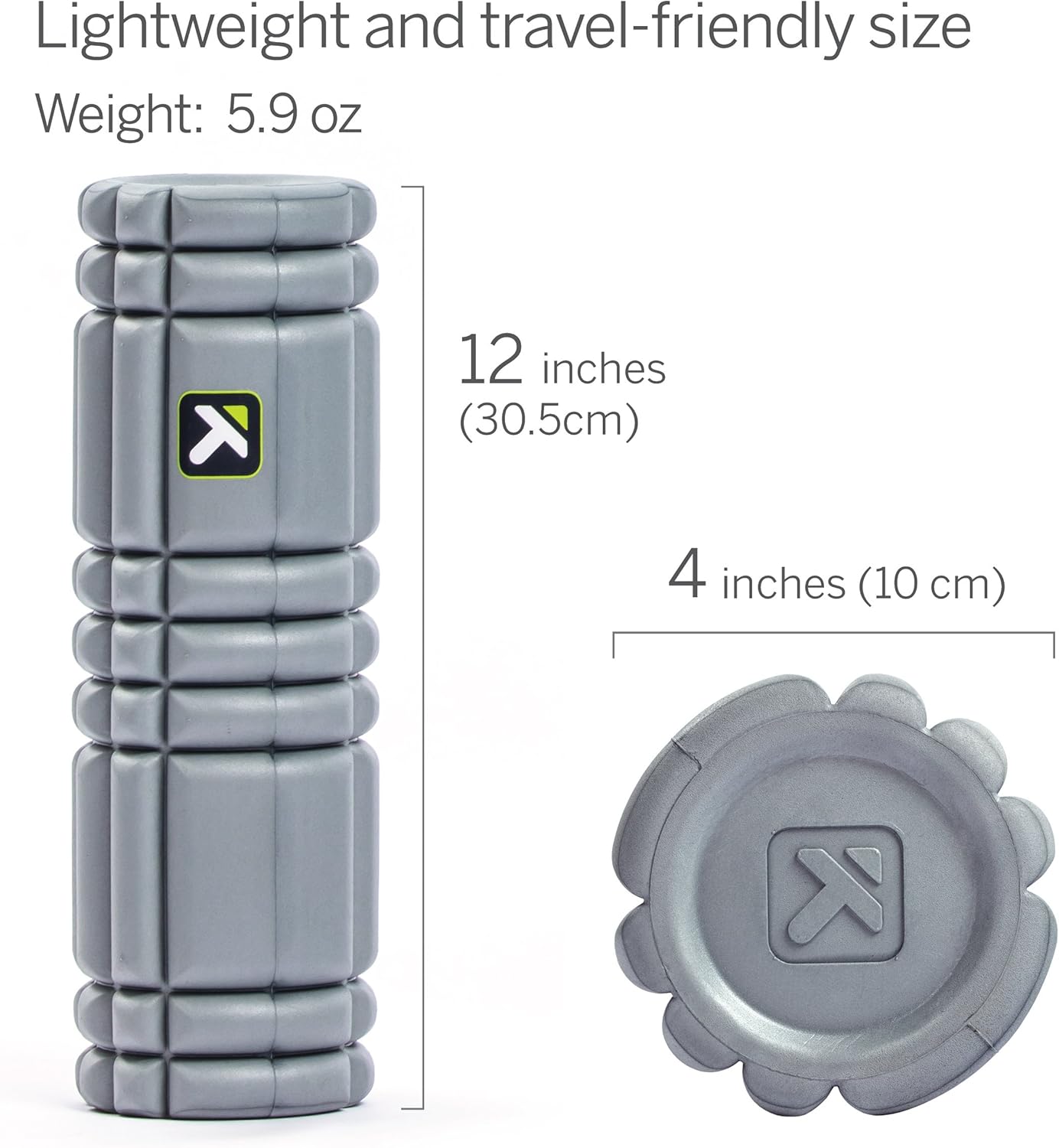 TriggerPoint CORE Foam Massage Roller - Softer Compression for Deep Tissue Recovery | Relieves Muscle Pain & Improves Mobility (12'', 18'', 36'')