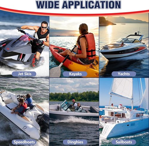 AstraVox Marine Fiberglass Repair Kit - Waterproof Gel Coat & Epoxy Filler for Boats, Jet Skis, Yachts