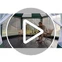 Tinideya 12.5 ft Waterproof Hexagon Tent Floor Mat with Vertical Edge for Camping