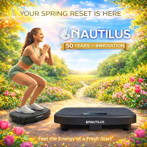 Nautilus Vibratone Pro Vibration Plate - Full Body Workout Machine for Muscle Activation & Fat Loss