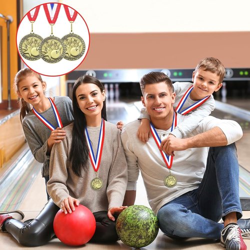Gold Medals by [Brand Name] - 36 Pcs 2'' Sports Awards with Ribbons | Perfect for Volleyball, Football & More