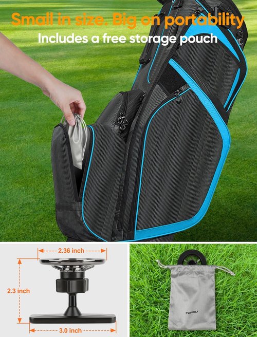 Stocking Stuffers Gifts for Men Dad Him, Alloy Magnetic Golf Cart Phone Holder, 360° Rotation Golf Accessories for Mens Gifts, Mens Stocking Stuffers 2025, White Elephant Gifts for Grandpa Husband