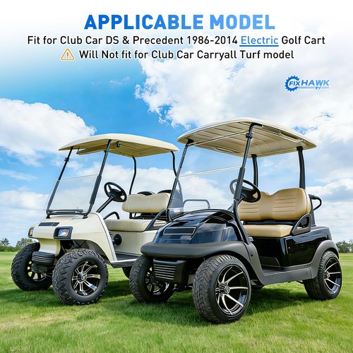 FIXHAWK Golf Cart Rear Axle Bearing Bushing & Oil Seal Kit for Club Car DS & Precedent 1986-2014 Electric Golf Cart .Replace OEM #1011291 1014207 1013794