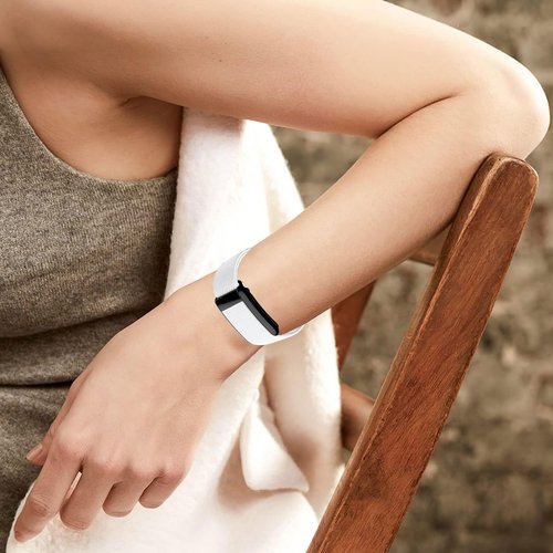Emilydeals Replacement Bands for Whoop 4.0 - Nylon Knit Watch Strap Wristband, Comfortable and Durable Fitness & Activity Tracker Accessories (White)