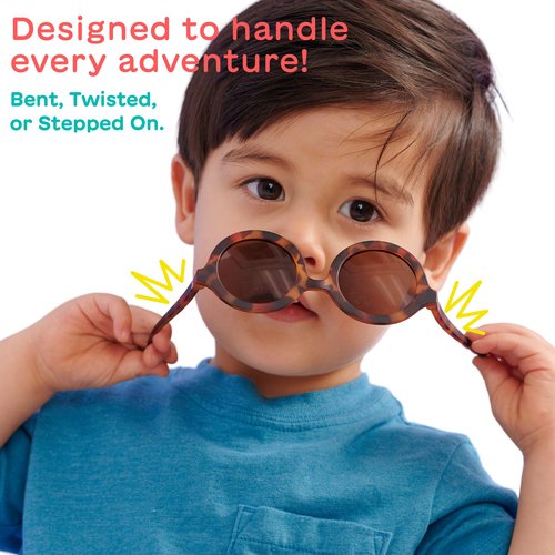 Babiators Originals Round: Peachy Keen | Amber Lens | Ages 3-5