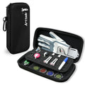 Arttodo Golf Glove Case with Glove Shaper, Golf Accessories Storage Case for Tees, Ball Markers, Phone, Hard Shell Golf Bag Organizer for Golfers. A Golf Bag Accessories Must Have