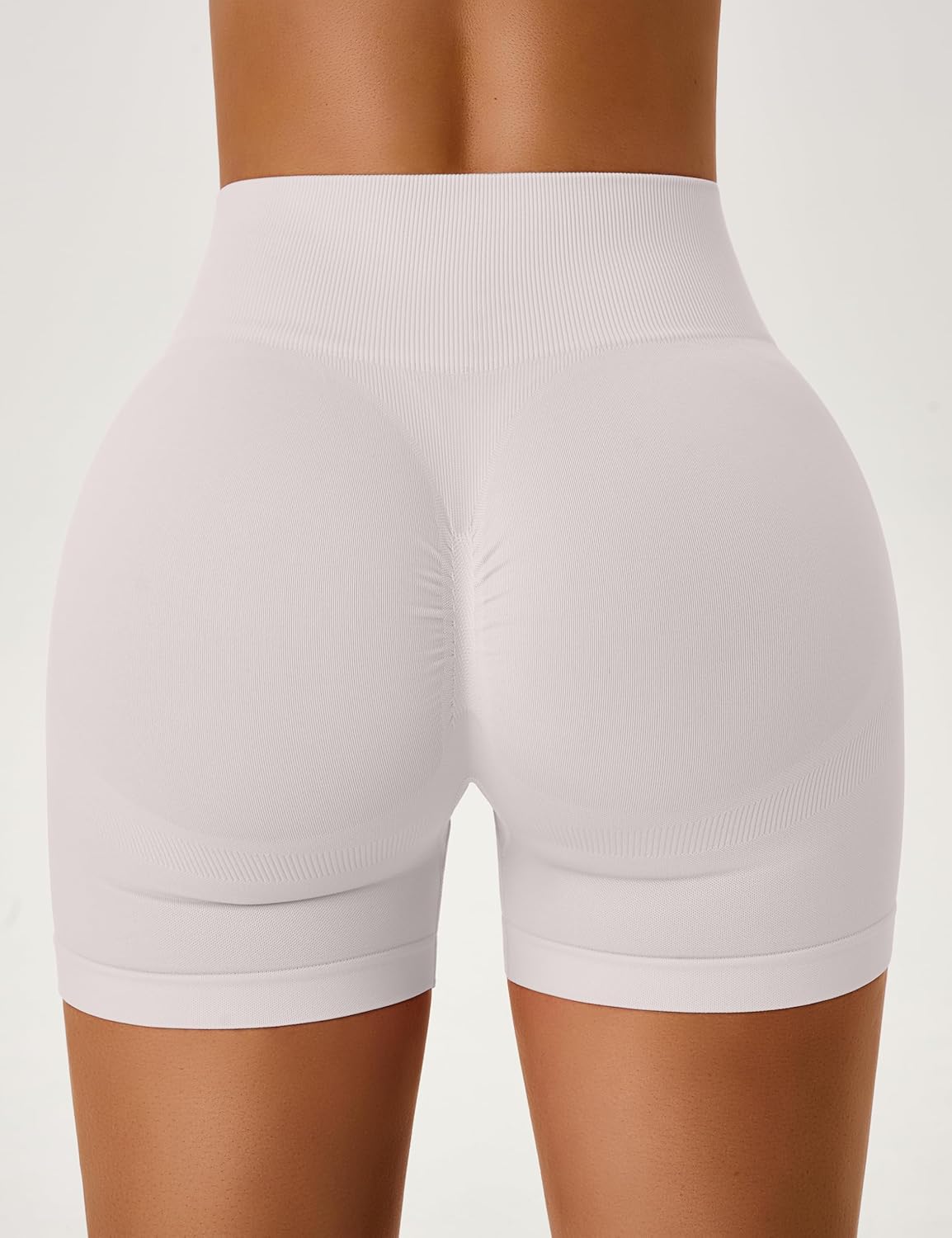 OLCHEE Women's Workout Shorts - Seamless Scrunch Butt Lifting | 3-Pack High Waisted Yoga Gym Shorts