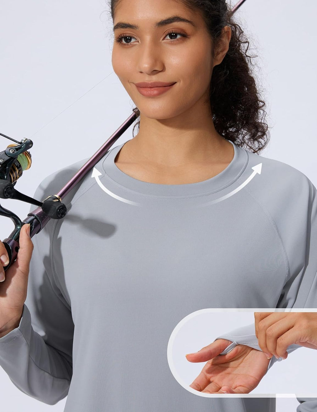 Skiennix Women's Sun Shirts - UPF 50+ Long Sleeve UV Protection Tops for Outdoor Hiking | Lightweight Quick-Dry