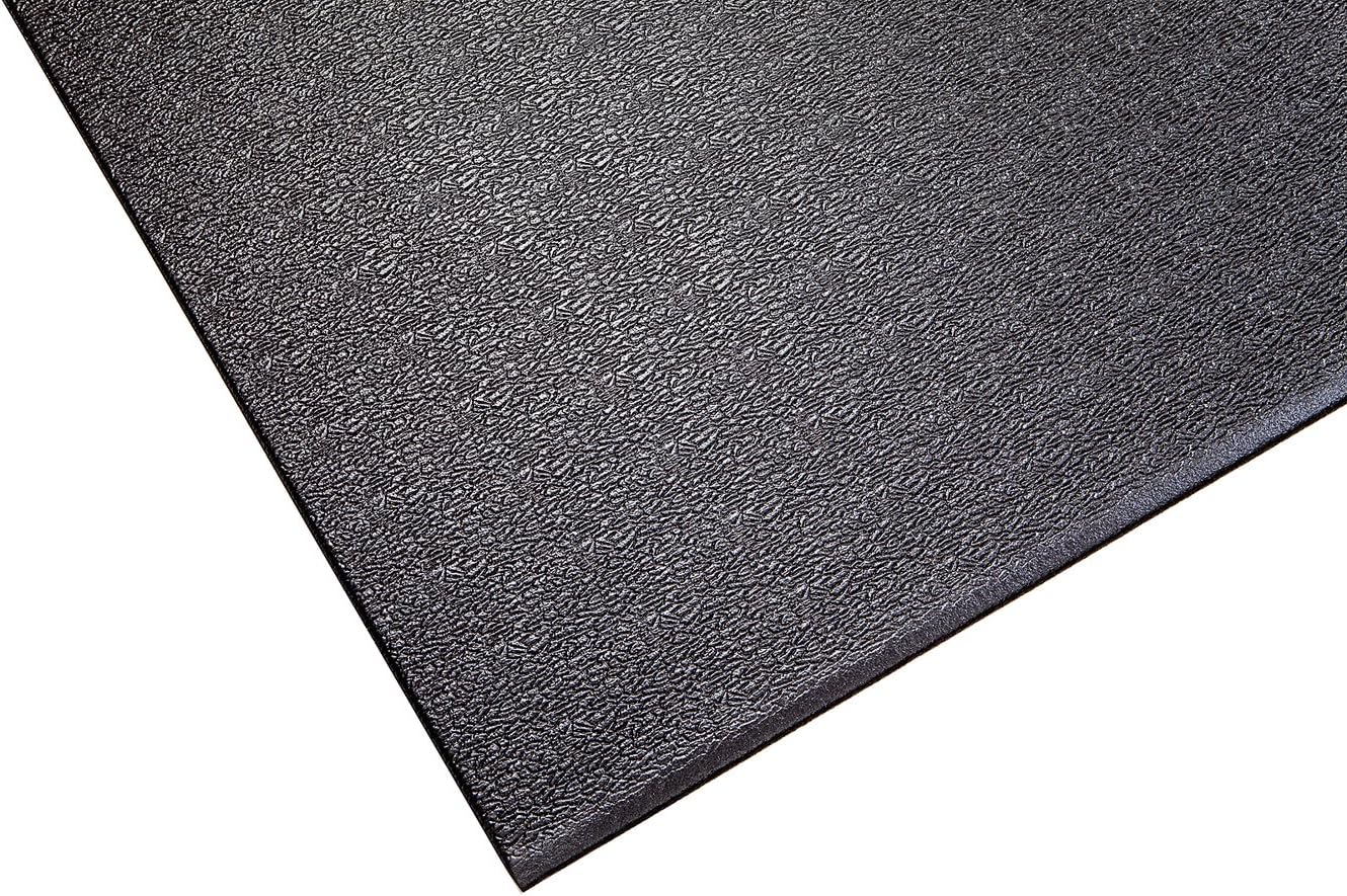 SuperMats High Density Equipment Mat - Commercial Grade for Treadmills & Exercise Machines | 3' x 8.5' Black