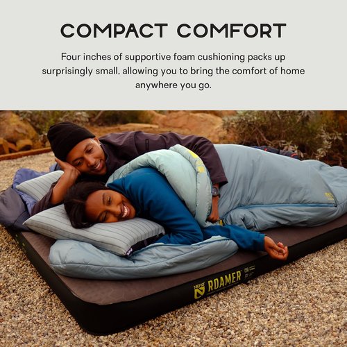 Nemo Equipment Roamer Sleeping Pad - Double Size (78"x40") - Chimera/Goodnight Black Comfort