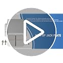 4-inch Setback Jack Plate for Outboard Motors Up to 35HP - Aluminum Replacement