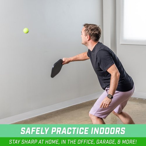 GoSports GS 40 Q-Foam Pickleballs - Quiet Foam Balls for Indoor or Outdoor Practice - 12 Pack