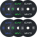 CAP 2-Inch Olympic Bumper Plate Weight Set - 100-370 lbs | Available in Multiple Colors | Optional Storage Rack