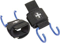 Harbinger Lifting Hooks - Durable Black and Blue Weightlifting Accessories for Enhanced Grip