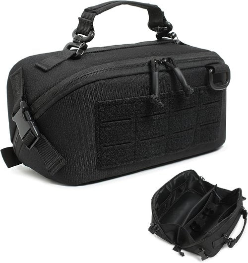 Katadem Tactical Pouch - Wide Open Design Travel Toiletry Organizer | EDC Military Gear Storage