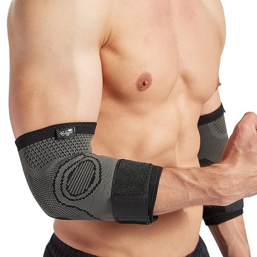 Bodyprox Elbow Brace - Compression Sleeves for Tendonitis | 2-Pack Tennis & Golf Elbow Support