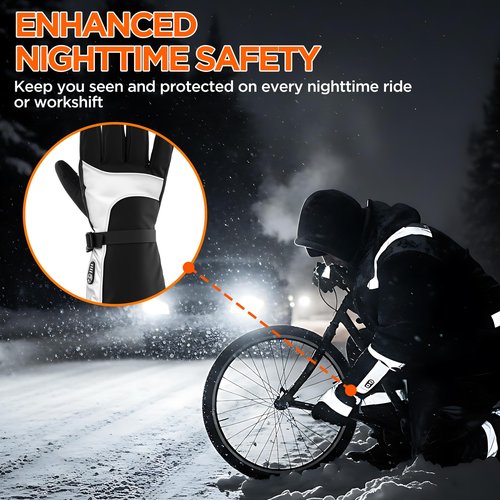 Heated Gloves for Men, Rechargeable Electric Heated Winter Work Gloves, Touchscreen, 3000mAh Keep Warm for 8.5-9.5 hrs, for Travel Skiing Working Hunting Walking The Dog Fishing, Riding Heated Gloves