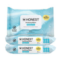 The Honest Company Fragrance-Free Alcohol Wipes - Antibacterial with Aloe, 150 Count, Kills 99% of Germs
