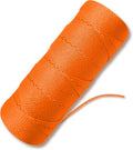 Orange Mason Line String - #18 Braided Nylon Twine - 250 Ft Length for Gardening & Masonry