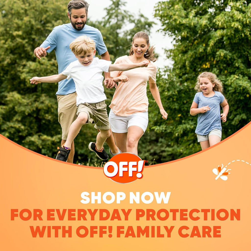Off! Family Care Mosquito & Tick Repellent - Smooth & Dry Bug Spray, Travel Size 2.5 oz.