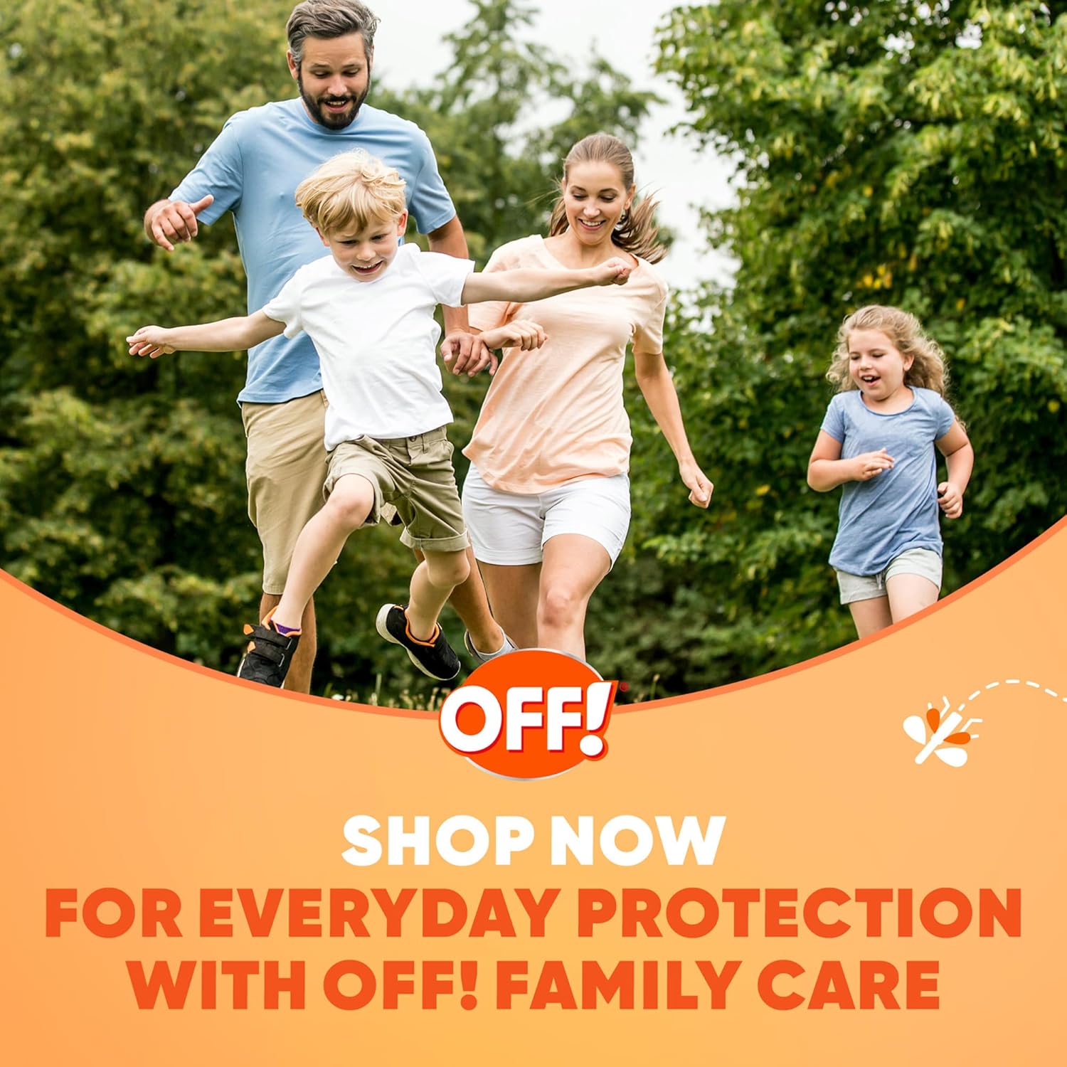 Off! Family Care Mosquito & Tick Repellent - Smooth & Dry Bug Spray, Travel Size 2.5 oz.