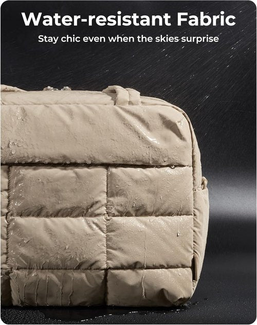 BAGSMART Gym Bag - Water-Resistant Travel Duffel with Shoe Compartment | Medium Desert Color