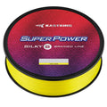 KastKing Superpower Silky8 Braided Fishing Line, Yellow, 8 Strands, 15 LB, 150 Yds