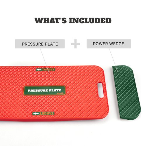 WHYGOLF Pressure Plate With Power Wedge For Increased Power and Accuracy, Weight Shift Balance Board, Golf Teaching & Golf Training Aid for Club Practice Equipment