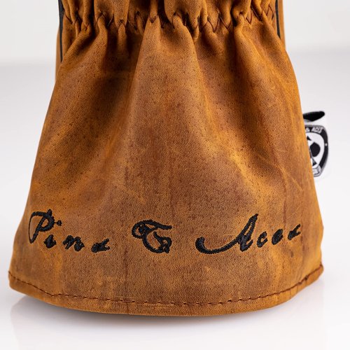 Pins & Aces Declaration Head Cover - Premium, Hand-Made Leather, Hi Quality Headcover - Declaration of Independence Styled, Tour Quality Golf Club Cover - Style and Customize Your Golf Bag (Driver)