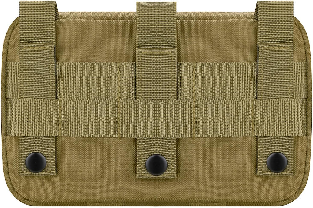 Skiennix Tactical Molle Admin Pouch - EDC Modular Pouch with 2 Keychains & US Flag Patch