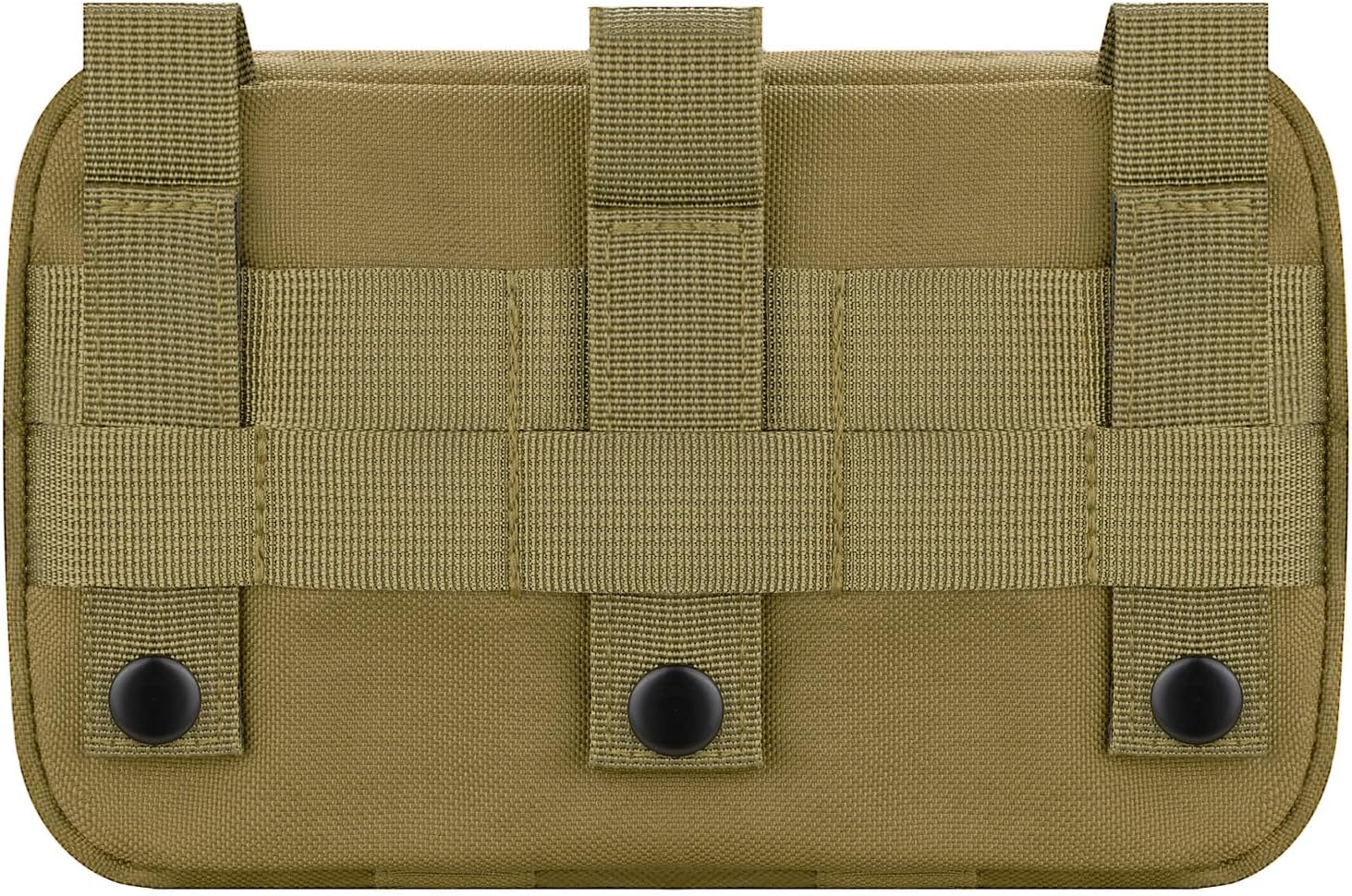 Skiennix Tactical Molle Admin Pouch - EDC Modular Pouch with 2 Keychains & US Flag Patch