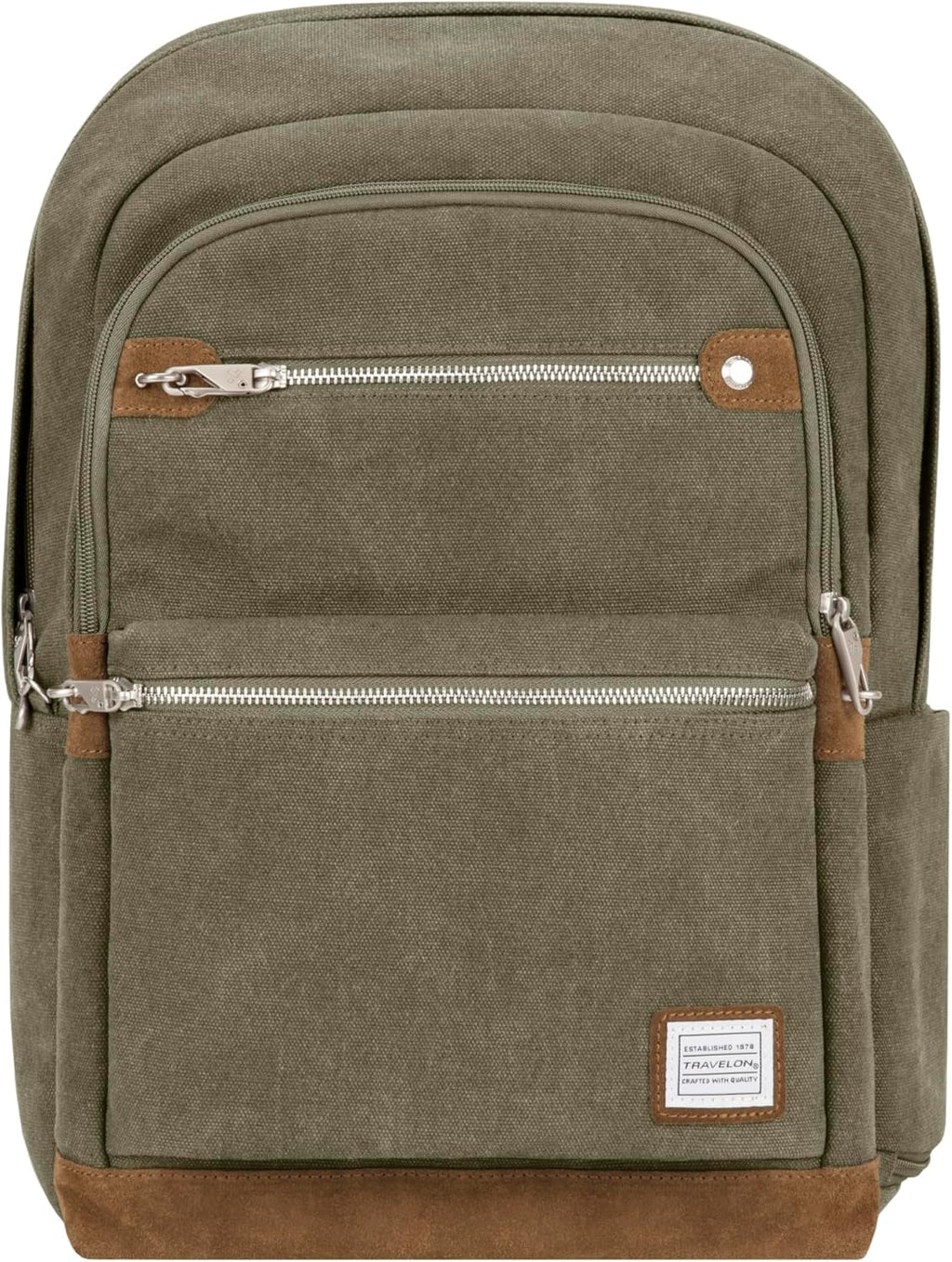 Travelon Anti-Theft Heritage Backpack - Secure Design with Multiple Pockets | Stylish and Functional