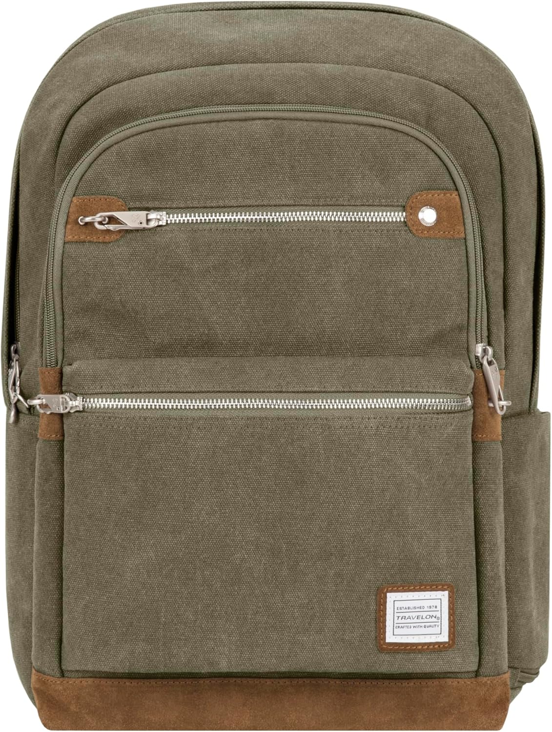 Travelon Anti-Theft Heritage Backpack - Secure Design with Multiple Pockets | Stylish and Functional