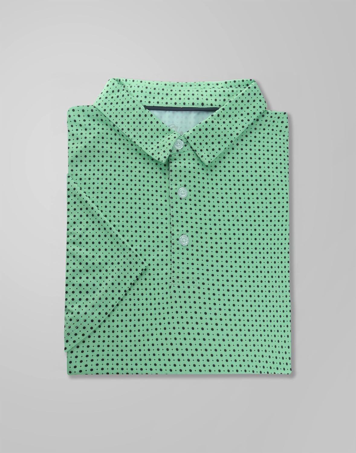 Obla Men's Golf Polo Shirt - Moisture-Wicking Short Sleeve Performance Top | Casual Print Design