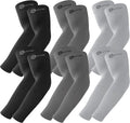 BHYTAKI UV Sun Protection Arm Sleeves - UPF 50 Cooling Compression for Men, Women & Teens