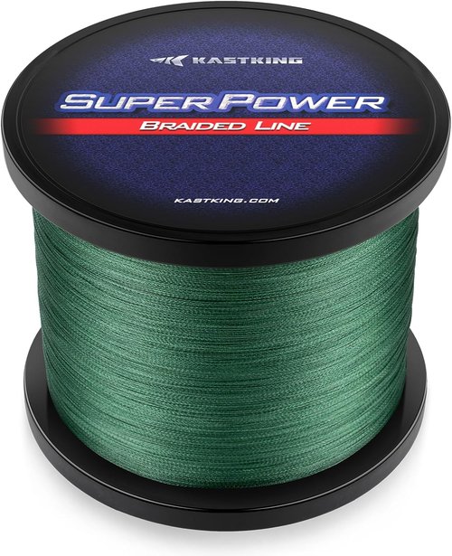 KastKing SuperPower Braided Fishing Line - Abrasion Resistant & Zero Stretch - Smaller Diameter for Enhanced Performance