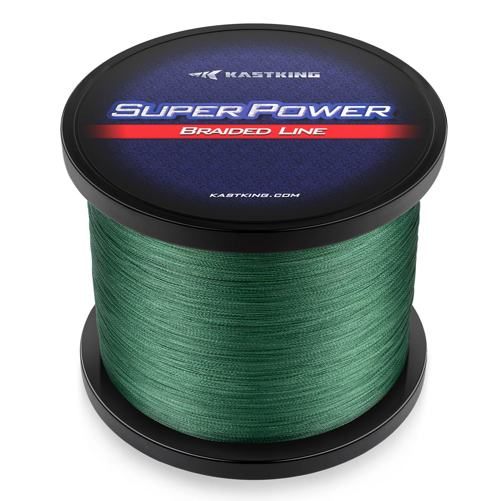 KastKing Superpower Braided Fishing Line, Moss Green, 50 LB, 150 Yds