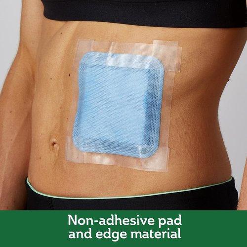 Curad Super Absorbent Wound Pads - Medium 4" x 4" | 10 Count for Maximum Protection